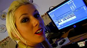 Perky Tits Bounce During Intense Anal Ride