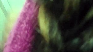 Enjoying a Sweet Treat in Her Mouth