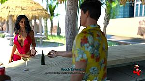 Anna Naked on the Beach