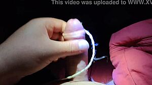 ifoslave cumming hard on his big cock for you