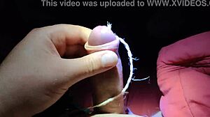 ifoslave cumming hard on his big cock for you