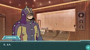 slut strips and gets doggystyle with big cock in cartoon gameplay