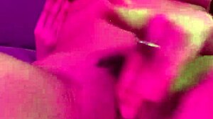 hot girl slowly undresses and rips clothes in passionate solo striptease, fingering herself sensually on the floor