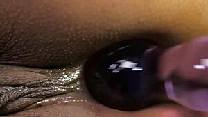 Kira Noir's close-up solo anal explodes!