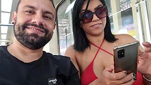 Aventuras do casal mattos - fomos ao tatuador fazer tatuagem com nossos nomes mas a nicoly mattos pediu pra tatuar a bucetinha dela me chupa