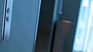 The lustful girl bends down for a hard wild fuck.