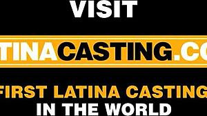 Specific naughty blonde latina babe riding fat white cock hard