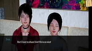 Moje nová rodina 208 s erotickým anime sexem a hentai