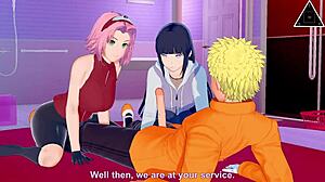 koikatsu naruto sakura hinata have sex anime uncensored