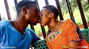 gorgeous ebony amateur babe flashes and gives bj in public spot. her skills are unreal!