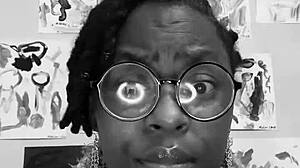 bride asks, 'have you had sex with a married man?' ebony milf replies about tongue in ear