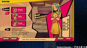 bondage fights with chainsaw girl dohna dohna in anime hentai blowjob