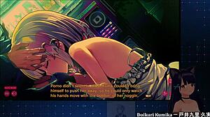 bondage fights with chainsaw girl dohna dohna in anime hentai blowjob