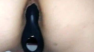 honeydew87 fucking with big black cock dildo