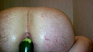 Gay With Vegetable In Ass!