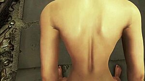 pink haired girl bound in rough bondage