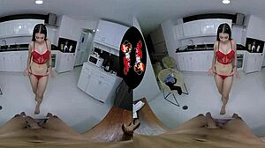 Beautiful latina fucks in vr reality