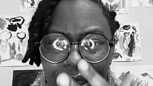 bride asks, 'have you had sex with a married man?' ebony milf replies about tongue in ear