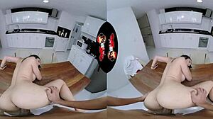 Beautiful latina fucks in vr reality