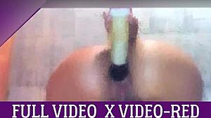 Quickly Fucking My Ass In The Shower Before Parents Get Home