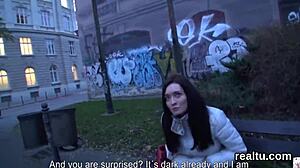 Exquisite Czech Nympho Tempted in Mall, Plowed in POV