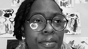 bride asks, 'have you had sex with a married man?' ebony milf replies about tongue in ear