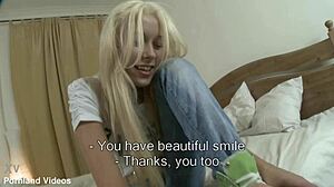 blonde teen 18+ takes it hard in ass riding