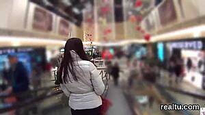 Exquisite Czech Nympho Tempted in Mall, Plowed in POV