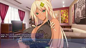 asaka faces a wild sex battle in akumeru family