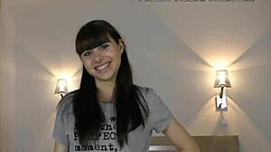 Young 18-Year-Old Teens Explore Porn Casting with Dildo Play and Anal Toys During Interview