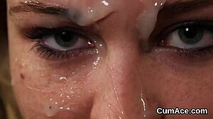 Naughty Doll Swallows Cumshot