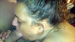 Chubby pof slut sucks my cock but couldnt make me cum