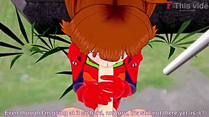 Asuka langley soryu having sex blowjob and fucking pov neo genesis evangelion