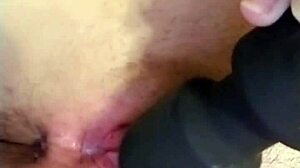 sexy white girl squirts wildly all over herself.  