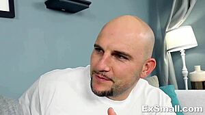 Skinny Brunette Teen Sucks Monster Cock