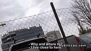 i picked up this blonde amateur and fucked her pov in public, she blew me in pantyhose