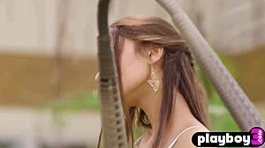 Slim milf Gloria Sol flaunts curvy body and big tits  