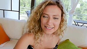 Wow, Stasy Rivera takes big cock pov anal deepthroat and swallows!