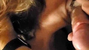 Sucking Step Cock with Mature Skill