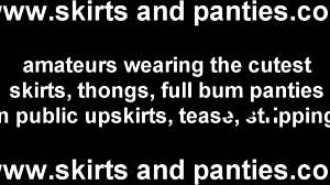 Cute Babe Flashes 18+ Panties In Upskirt