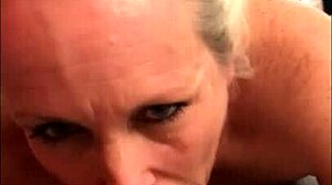 Mature milf with big tits and a big ass gives bbc the greatest blowjobs and facial compilation 2hot