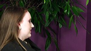 Nasty honey receives intense bukkake cumshot on face, eating all semen pov