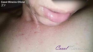 Blonde Latina Amateur Gets Nasty Cum Shower in Wild Brazilian Bathing Scene