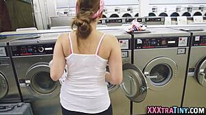 Little fucked teen sucks