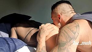 ise mah fucks fit girl in anal creampie