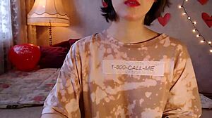 Valentine's Day surprise, caught her teasing in bedroom with those curves