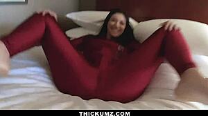 Brooklyn Gray Gags On Cock After Race