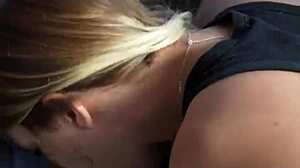 i suck a monster cock in the car, risking getting caught