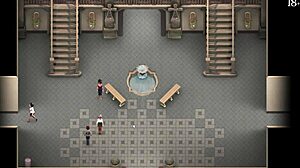 Petite girl sucks cock intensely in cartoon