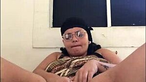 Latina Prostitute Teases with Big Tits and Vibrator Play